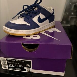 Toddler dodger blue Nike SB dunk low